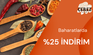 Baharatlarda %25 İndirim