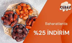 Baharatlarda %25 İndirim