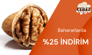 Baharatlarda %25 İndirim
